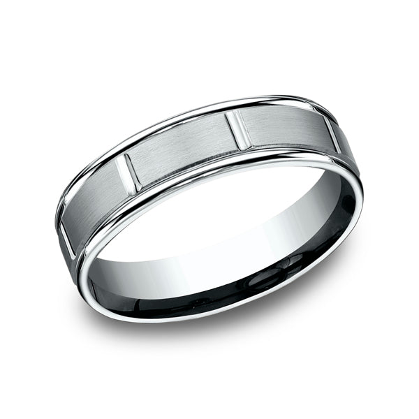 comfort-fit design wedding ring