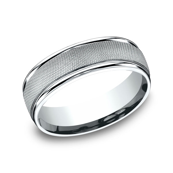 comfort-fit design wedding ring