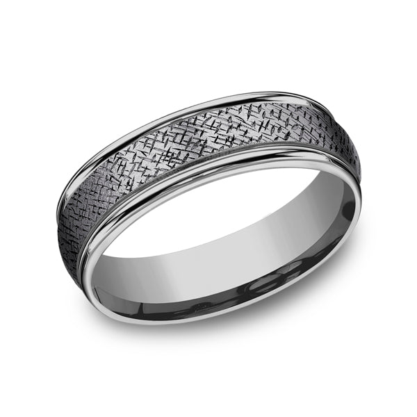 tantalum comfort-fit wedding band