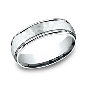 comfort-fit design wedding band