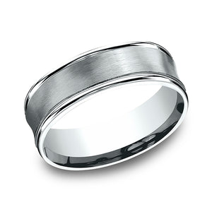 comfort-fit design wedding band